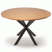 Mottez Pied de table central coloris noir mat - noir acier 2771