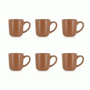 Novastyl - Lot 6 Mugs Arita 38cl En Gres Marron - marron Grès 3256391039977 Novastyl - Lot 6 Mugs Arita 38cl En Gres Marron - marron Grès 3256391039977