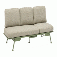 Proloisirs Sofa/Lit Sunset Alu Amande - vert multi-matériau PB36