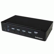 StarTech.Com Switch KVM USB DisplayPort à 4 ports avec hub USB 3.0 intégré - 4K 30 Hz StarTech.Com Switch KVM USB DisplayPort à 4 ports avec hub USB 3.0 intégré - 4K 30 Hz