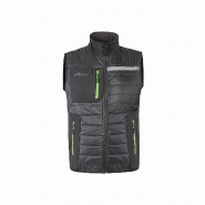 U-POWER Veste de travail sans manches WALL Gris/Vert L - L multicolore multi-matériau 8033546521519