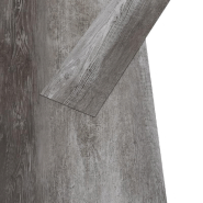 Vidaxl planches de plancher pvc non auto-adhésif 5,26 m²2 mm bois rayé 146572