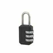 Cadenas à code Compact 01, bagage, 22mm, 3 chiffres - THIRARD - noir 3150261993171 Cadenas à code Compact 01, bagage, 22mm, 3 chiffres - THIRARD - noir 3150261993171