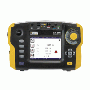 Contrôleur d'installation CHAUVIN ARNOUX - CA 6117 - NF C 15-100, IEC-EN 61557, écran graphique couleur, puissance active et harmoniques, RCD type B, USB, aide contextuelle intégrée