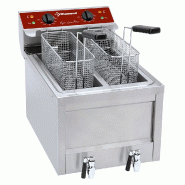Diamond - Friteuse électrique 2 x 8 Lit. - TOP - réf. FSM-2V5ET/S - inox AKS-FSM-2V5ET/S