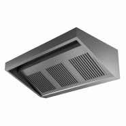 Gastro-Inox Hotte murale trapézoïdale avec moteur en acier inoxydable 1500x1100x450mm - 7445908682614