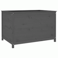 Helloshop26 - Jardinière bac lit surélevé plantes fleurs terrasse jardin de jardin 119,5 x 82,5 x 78 cm bois de pin massif gris 02_0039333 - 300021 Helloshop26 - Jardinière bac lit surélevé plantes fleurs terrasse jardin de jardin 119,5 x 82,5 x 78 cm bois de pin massif gris 02_0039333 - 300021