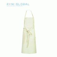 Tablier de service à bavette unisexe réglable - coton et polyester - 2 poches - Loti Robur_0