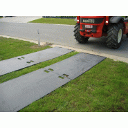 Plaque de roulage - 2000mm x 1000mm x 15mm - Protection des sols - Charge max 45 T - Garantie 10 ans