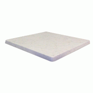 Plateau carré de table extérieur Classic Line 60x60cm décor blanc marbré