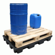 Plateforme en rétention PE Eco conçu - hauteur 150 mm - volume 120 l