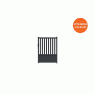 Portillon standard semi barreaudé - 1000 / 1250_0