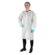 50 blouses CE à usage unique, antistatique, sans poches, fermeture pressions - BLSSMSBC-IM02/AS_0