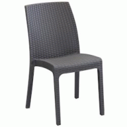 BICA Fauteuil de jardin Virginia sans accoudoirs en rotin - marron 8003723390955
