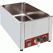 Diamond - Bain-marie de table électrique GN 1/1 - 150 mm + robinet - réf. BMZR/XS - AKS-BMZR/XS