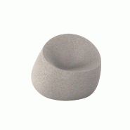 Fauteuil outdoor STONE - écru granit