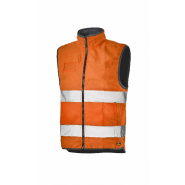 Gilet haute visibilité orange fluo/bleu t2xl - diadora spa - 702.170747.Xxl c6190 - 649800 Gilet haute visibilité orange fluo/bleu t2xl - diadora spa - 702.170747.Xxl c6190 - 649800
