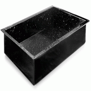 LACOR plaque de cuisson professionnelle MAX acier vitrifié 60 x 40 x 6 cm 61566 - acier 61566