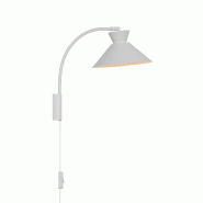 Nordlux Applique murale DIAL  Métal Blanc, H.40.2 - IP20 - E27 / Intérieur - blanc métal 5704924012037
