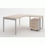 OGI Y / BUREAU INDIVIDUEL AVEC RETOUR 180 X 80 CM BLANC OGI Y / BUREAU INDIVIDUEL AVEC RETOUR 180 X 80 CM BLANC