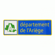 Panneau directionnel E36a - Département - Innov en résine thermoplastique recyclable Panneau directionnel E36a - Département - Innov en résine thermoplastique recyclable