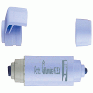 Pentel Surligneur bi-pointe Illumina Flex, pointes biseau de 4,2 mm / fine de 2,5 mm, encre bleu pastel - bleu plastique 4711577053752