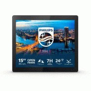 Philips B Line 152B1TFL/00 écran plat de PC 38,1 cm (15") 1024 x 768 pixels LED àÉcran tactile Noir