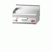 Plancha gaz 650 avec plaque lisse chromée 65/70ftg-cr - PGN060