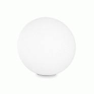 ROSSINI ILLUMINAZIONE Lampadaire de jardin sphérique en polycarbonate blanc avec raccord E27 IP65 Ø 30 - 26,5 cm - Éclairage extérieur pour allée