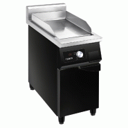 Plaque de cuisson à induction sur meuble bas noir avec porte - Saro - 360-1265