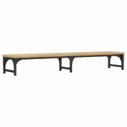 Support de moniteur table meuble bureau sonoma 105 x 23 x 15,5 cm bois ingénierie marron 02_0044983 - marron métal 3000220429909