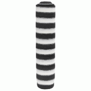 Filet brise-vue anthracite et blanc 1,8x10 m PEHD 150 g/m² Modèle Patio Estival Plus - 4003680