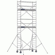 Échafaudage roulant aluminium DOCKER 85 version lisses - Hauteur de travail : 6,90 m - DUARIB - 7120050 Échafaudage roulant aluminium DOCKER 85 version lisses - Hauteur de travail : 6,90 m - DUARIB - 7120050