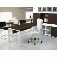 Bureau droit professionnel Lexo - pieds arche - plusieurs finitions - 120 à 180 cm Bureau droit professionnel Lexo - pieds arche - plusieurs finitions - 120 à 180 cm