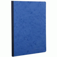 Clairefontaine Lot de 5 Cahier Age Bag A4, 192p./96 feuilles 90 g/m² brochure dos toilé, couv. Coloris bleu, uni - 791404C