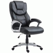 CLP Fauteuil de bureau XL Texas V2 Similicuir Noir - noir polyester 192105501 CLP Fauteuil de bureau XL Texas V2 Similicuir Noir - noir polyester 192105501