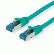 Cordon VALUE Cat.6A (Classe EA) / 10 Gigabit S/FTP, LSOH, vert, 15 m_0