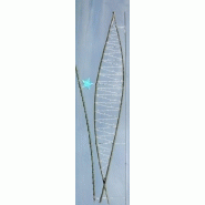 DÉCOR MÉTÉORE LUMINEUSE STRUCTURE BAMBOU POUR LAMPADAIRE MUNICIPAL