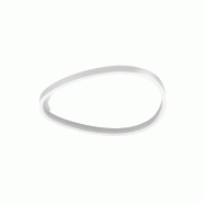 Gea Luce Plafonnier Led Ecaris P/M 60W Double Émission Variateur Cct 3000K/4000K En Aluminium Blanc Satiné - Gealuce - blanc ECARIS P/M - BIANCO