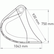 Godets de curage pour pelle de 25 à 30 tonnes largeur 2000mm - ase Godets de curage pour pelle de 25 à 30 tonnes largeur 2000mm - ase