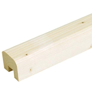 Main courante prokit en bois naturel 55 x 45 x 2000 mm