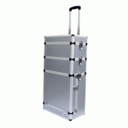 Mallette trolley 3 niveaux en aluminium Poids 6,2Kg