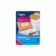 Apli 1000 étiquettes blanches laser rapide, format 99,1 x 57 mm (100 feuilles A4 / cdt) - 3270241021851