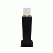 Divina Fire Cheminée au bioéthanol de jardin biocamino pour extérieur Capri 70 Noir - noir 8056157805922
