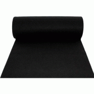 Divina Home Tapis De Couloir Noir D'Intérieur/Extérieur, H 1X30 M - noir 96504