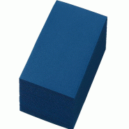 DUNI - Serviette airlaid Bio-Dunisoft 40x40cm pliage en 8 Bleu Foncé - 6x60 = 360 pièces - bleu Matériau naturel 212266_0