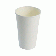 Gobelet Carton NOVACUP FORMAT RESTAURATION 2000ml- Haute Densité FSC - Recyclable & Éco-responsable - Lot de 4000 - blanc en carton GHXL559