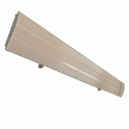 MPC MARBELLA 2400W - Radiateur infrarouge mural sans lumière, aluminium extrudé, télécommande incluse - acier MARBELLA-2400W MPC MARBELLA 2400W - Radiateur infrarouge mural sans lumière, aluminium extrudé, télécommande incluse - acier MARBELLA-2400W
