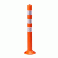 Poteau de signalisation - Ø 80 mm, Hauteur 820 mm, Semelle de fixation renforcée Ø 200 mm Poteau de signalisation - Ø 80 mm, Hauteur 820 mm, Semelle de fixation renforcée Ø 200 mm
