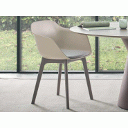 Lot de 2 chaises empilables Outdoor Taia en polypropylène - 13 coloris disponibles Lot de 2 chaises empilables Outdoor Taia en polypropylène - 13 coloris disponibles